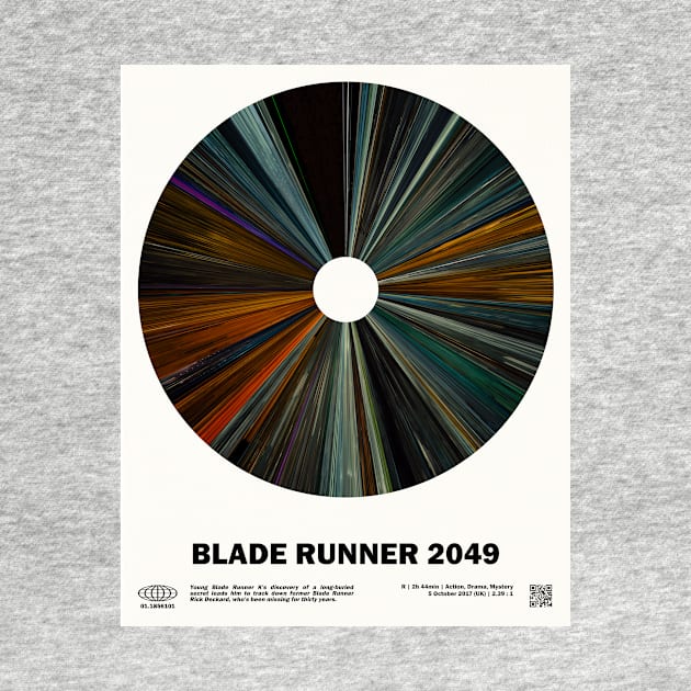 minimal_Blade Runner 2049 Warp Barcode Movie by silver-light